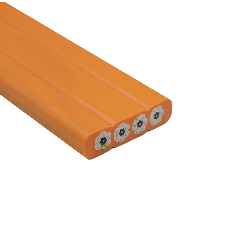 복합 외장 크레인 이동용 플랫 케이블