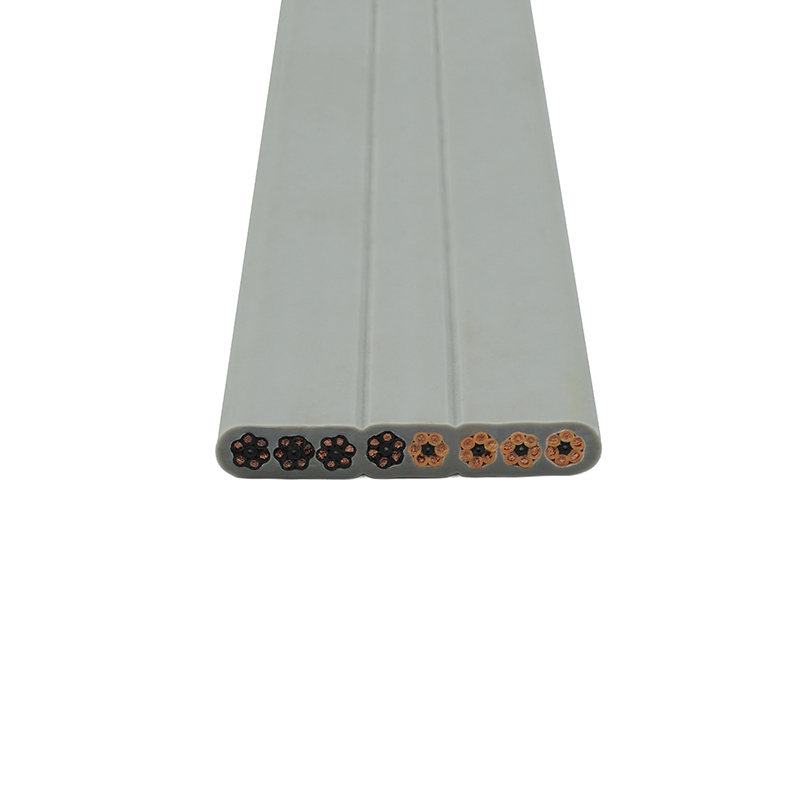 구리 코어 PVC 절연 PVC 외장 엘리베이터 플랫 케이블