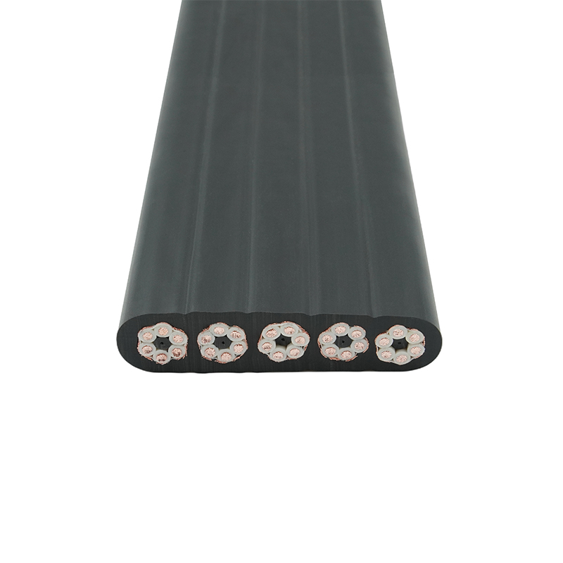 복합 외장 차폐 크레인 이동용 플랫 케이블