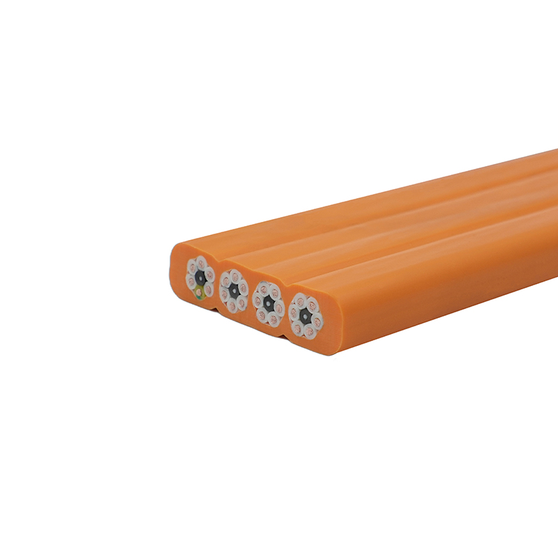 복합 외장 크레인 이동용 플랫 케이블