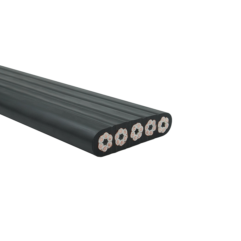 복합 외장 차폐 크레인 이동용 플랫 케이블