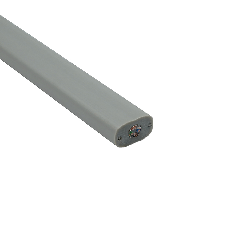 강철 와이어 및 1개의 Cat6 패치 케이블이 포함된 엘리베이터 플랫 케이블